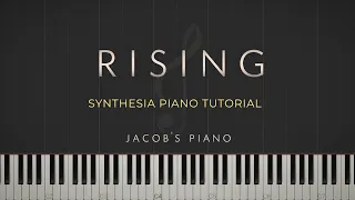 Rising  Jacob's Piano  Synthesia Piano Tutorial