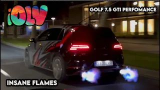 HUGE FLAMES FROM MY GOLF 7.5 GTI
