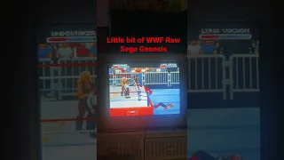 Little Bit of WWF Raw On The Sega Genesis