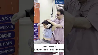 Chiropractic in India Mid Back Spine Adjustment Dr. Varun Duggal Chiropractic in Delhi #shortfeed