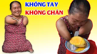 Người phụ nữ không tay không chân gây ngạc nhiên cho cả ê kip Độc Lạ Bình Dương