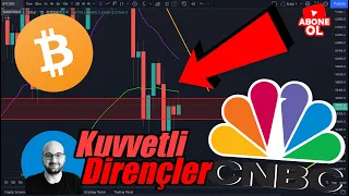 BTC TEKNİĞİNDEKİ OLUMSUZLUK DEVAM EDİYOR AMA DİP ÇOK YAKIN❗️👀 CNBC'DE ON-CHAIN❓❓