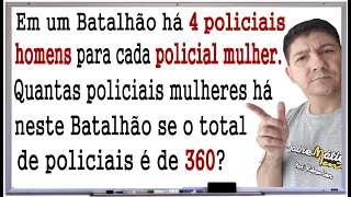 RAZÃO E PROPORÇÃO - QUESTÕES DE CONCURSOS - Prof Robson Liers - Mathematicamente