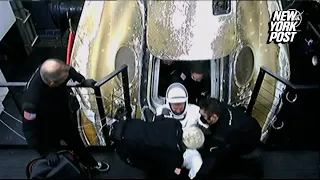 Four astronauts return to Earth after six months in orbit