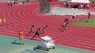 大阪マスターズ陸上 男子100m D 2組 荒川大輔選手