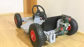 DIY Drill powered Go Kart