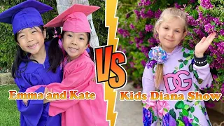 Emma and Kate (Kaji Family) VS Kids Diana Show Transformation 👑 New Stars From Baby To 2024