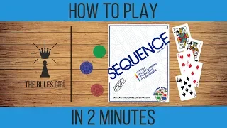 How to Play Sequence in 2 Minutes - The Rules Girl
