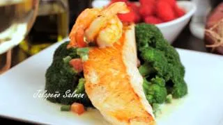 Jalapeño Salmon - Harvest Organic Grille -  Organic, natural and healthy food restaurant