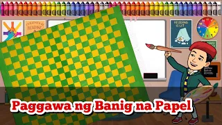 Grade 4 ARTS | Banig na Papel | Design #1