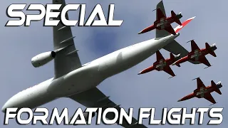4K UHD Once in a livetime  special formation flights with F-35,Vulcan,B747,A330,Apache Avaition