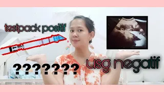 TESPEK POSITIF !!!!   USG BELUM TERLIHAT, ?????