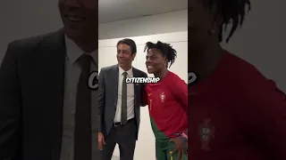 Speed meets Portugal president 🤣