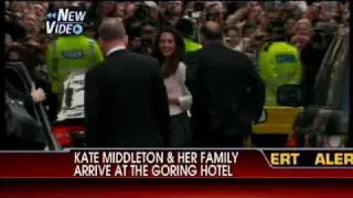 Royal Update: Kate Middleton & Family Arrive at Goring Hotel