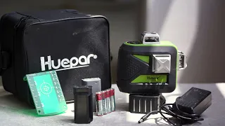 The Best Laser Level for Home Use👉 Huepar 3D Green Beam Self-Leveling Laser Level 603CG