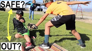 ⚾️BASEBALL STEALING BASES CHALLENGE! ⚾️