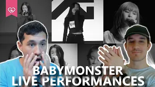 BABYMONSTER REACTION | BABYMONSTER's LIVE PERFORMANCE's (#1-7)