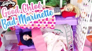 Good Chloe & Bad Marinette Barbie New Dreamhouse Morning Routine - Poupées Miraculous ladybug
