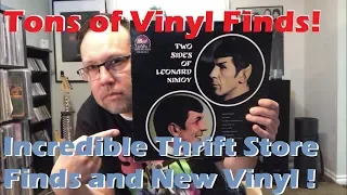 Tons of Vinyl Finds ! Incredible Thrift Store Finds and New Vinyl !