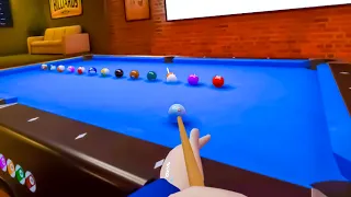 VR Pool Line Practice | Black Hole Pool