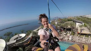 Long Beach Resort Alanya Zip line. Turkey