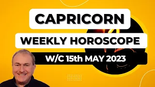 Capricorn Horoscope Weekly Astrology from 15th May 2023