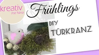 TÜRKRANZ basteln🌷 | aus Naturmaterialien DIY aus der NATUR 🥰 Frühlingsdeko easy & günstig