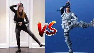 FORTNITE DANCE CHALLENGE WITH MAMA! - (In Real Life)