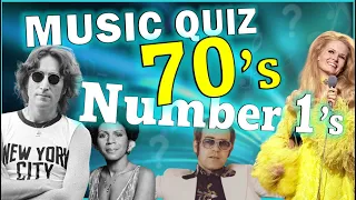 Guess The 70's Number 1 Songs | Guess The Song Music Quiz 🎵