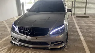 Modded Mercedes Benz c300 w204