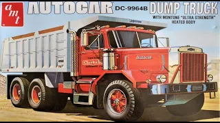 Autocar Dump Truck 1:25 Scale AMT #1150  -Model Kit Build & Review