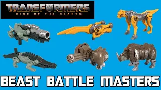 Beast Alliance Beast Battle Masters Skullcruncher Cheetor & Rhinox - Transformers Rise of the Beasts