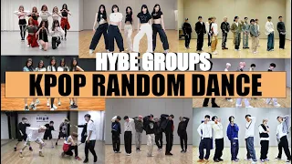 KPOP RANDOM DANCE MIRRORED - HYBE Groups