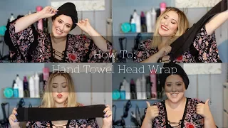 How To: Hand Towel Head Wrap
