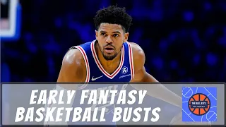 Early busts and overrated players for fantasy basketball