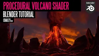 Make a Volcano Scene With Procedural Shaders (and smoke) - Blender Tutorial