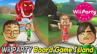 Wii Party - Board Game Island (Advanced com) Elysia vs Ryan vs Ursula vs Ren | AlexGamingTV