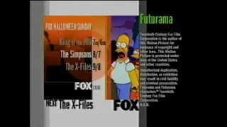 FOX Commercials (September/October/November 1999)