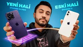 iPHONE 11'İ iPHONE 14 PRO'YA DÖNÜŞTÜRDÜK !!