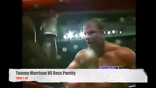 Tommy Morrison ROCKING Ross Puritty with the LEFT HOOK