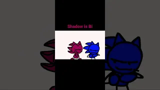 Shadow is Bi #shorts #sonicthehedgehog