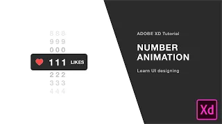 Number Counter Adobe XD | Animation | Adobe Xd Design Tutorial