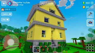 Block Craft 3D: Crafting Game #3975 | Yellow House 🏠