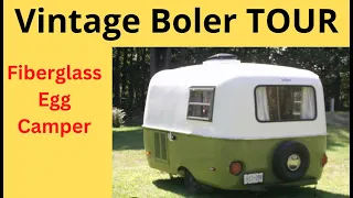 1972 Boler vintage camper fiberglass egg from Canada