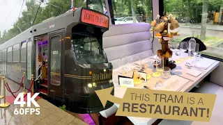 This RESTAURANT TRAM is a hidden gem! | 🚊4K Tram Driver POV | 🇳🇱 The Hague | BN GTL8 | Cabview