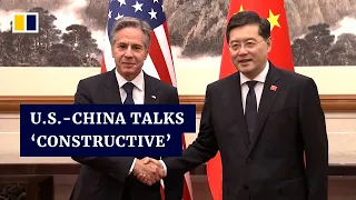 Blinken and Qin Gang agree to continue talks after ‘constructive’ US-China meeting in Beijing