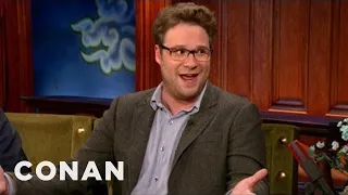 Seth Rogen's Hangover Flight From Hell | CONAN on TBS