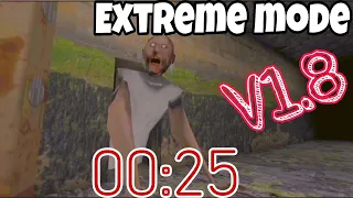 Granny Extreme Mode Speedrun In 25 Seconds Version 1.8