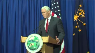 Indiana Gov. Mike Pence addresses religious freedom law controversy