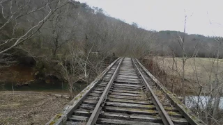 ABANDONED AND HAUNTED Drummond railroad Bridge,